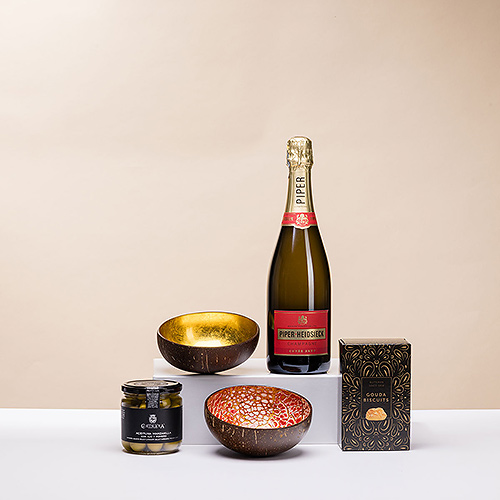 Piper-Heidsieck Champagne & Apero Gift Set P'Tit pot red