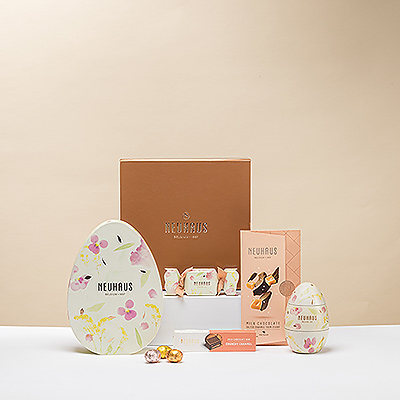 Easter will be extra cheerful this year with a lovely collection of Neuhaus Easter chocolates in beautiful spring shades of peach and spring green. They will jump for joy for the incredible collection of luxury Belgian chocolate pralines and chocolate Easter eggs!