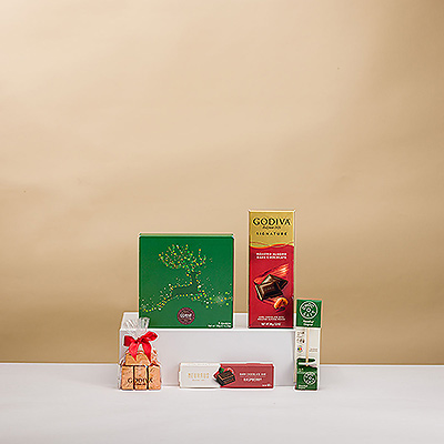 Santa is delivering a delicious collection of Christmas chocolates this year! This limited-edition Christmas of our popular Chocoholic is the perfect Christmas chocolate gift for your family, friends, employees, and colleagues.