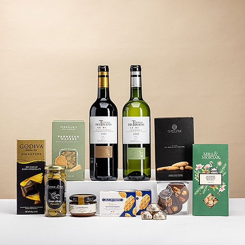 Hospitality Tray Deluxe Tourtes Wine Duo