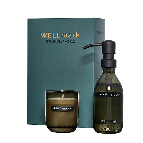 Wellmark Hand Soap & Scented Candle in Luxury Gift Box - Delivery in ...