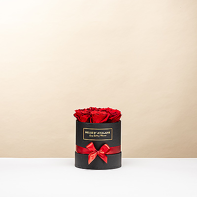 Gift a moment that lasts forever. This luxury black box, featuring real preserved red roses, is the ultimate symbol of love and appreciation. Perfect for birthdays, anniversaries, or "just because"—this elegant gift is guaranteed to bring a smile to their face. A timeless surprise that stays beautiful for years.