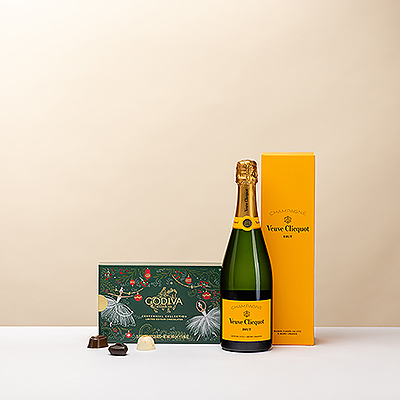 Godiva Christmas Chocolates & Bubbles