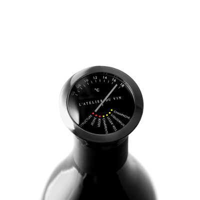 True wine lovers will appreciate this elegant wine thermometer ensuring wines are presented at their optimal tasting point.