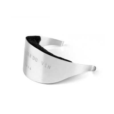 L'Atelier Du Vin Polished stainless steel Wine Ring
