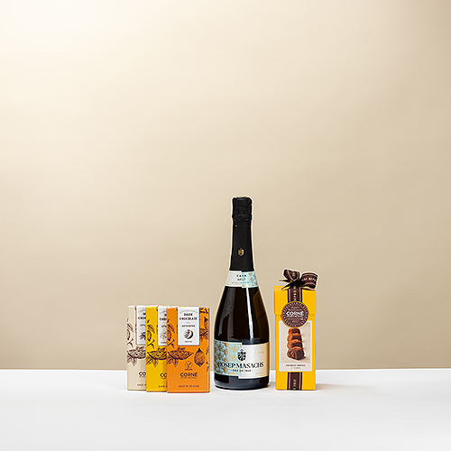 Cava Josep Masachs & Chocolats Corné Port-Royal