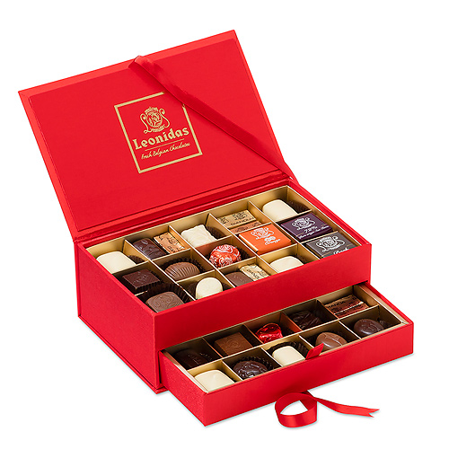 Leonidas 2018 : Jewelry Box Chocolate Selection, 30 pcs