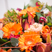 Flowers 2017 : Orange Rose & Germini Bouquet - Medium (30 cm) [02]