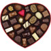 Corné Port-Royal Filled Heart-Shaped Leather Box, 440 g, 30 chocolates [02]