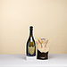 Kywie Champagne Cooler Brown Leather & Dom Perignon, 75cl [01]