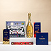 Festive Gift with Non-Alcoholic Sparkling Wine, Leonidas Chocolates & Jules Destrooper Biscuits [01]