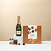 Champagne Moët & Chandon - Rigaud Cypres and Godiva Rigid Gold Box 8 pcs [01]