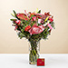 Flowers 2026: Trendy Valentin's Day Bouquet with Neuhaus Chocolates [01]