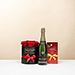 Box mit roten Rosen & Guylian Pralinen & Pere Ventura [01]