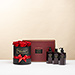 Box mit roten Rosen & Atelier Rebul Bereket Geschenkset [01]