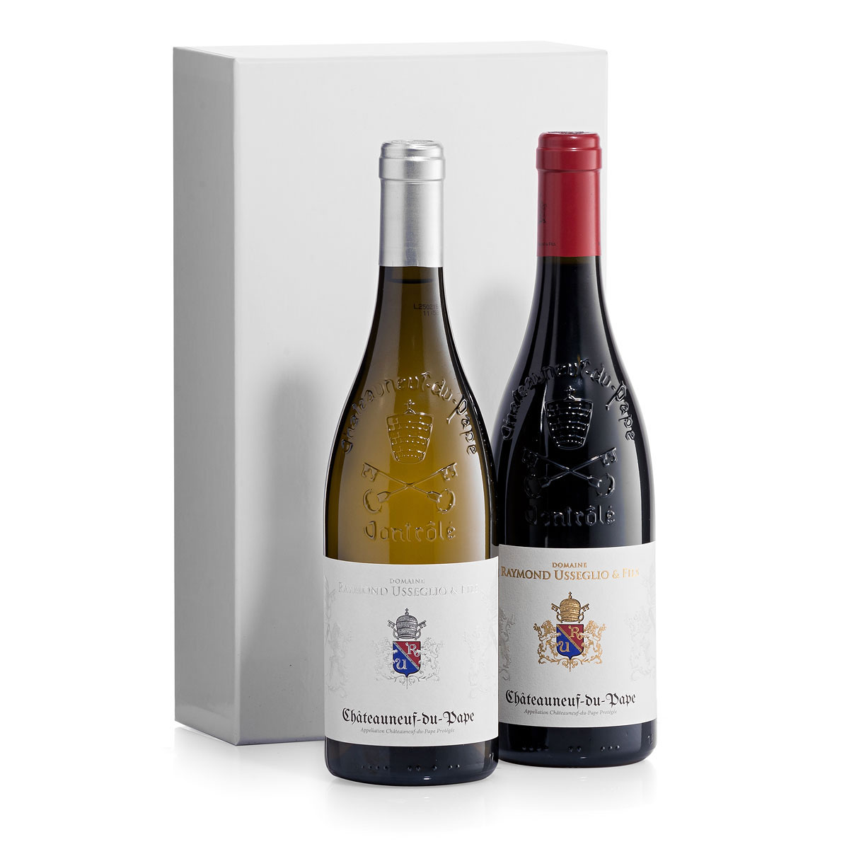 Chateauneuf Du Pape Wine Duo Delivery In Belgium By Giftsforeurope