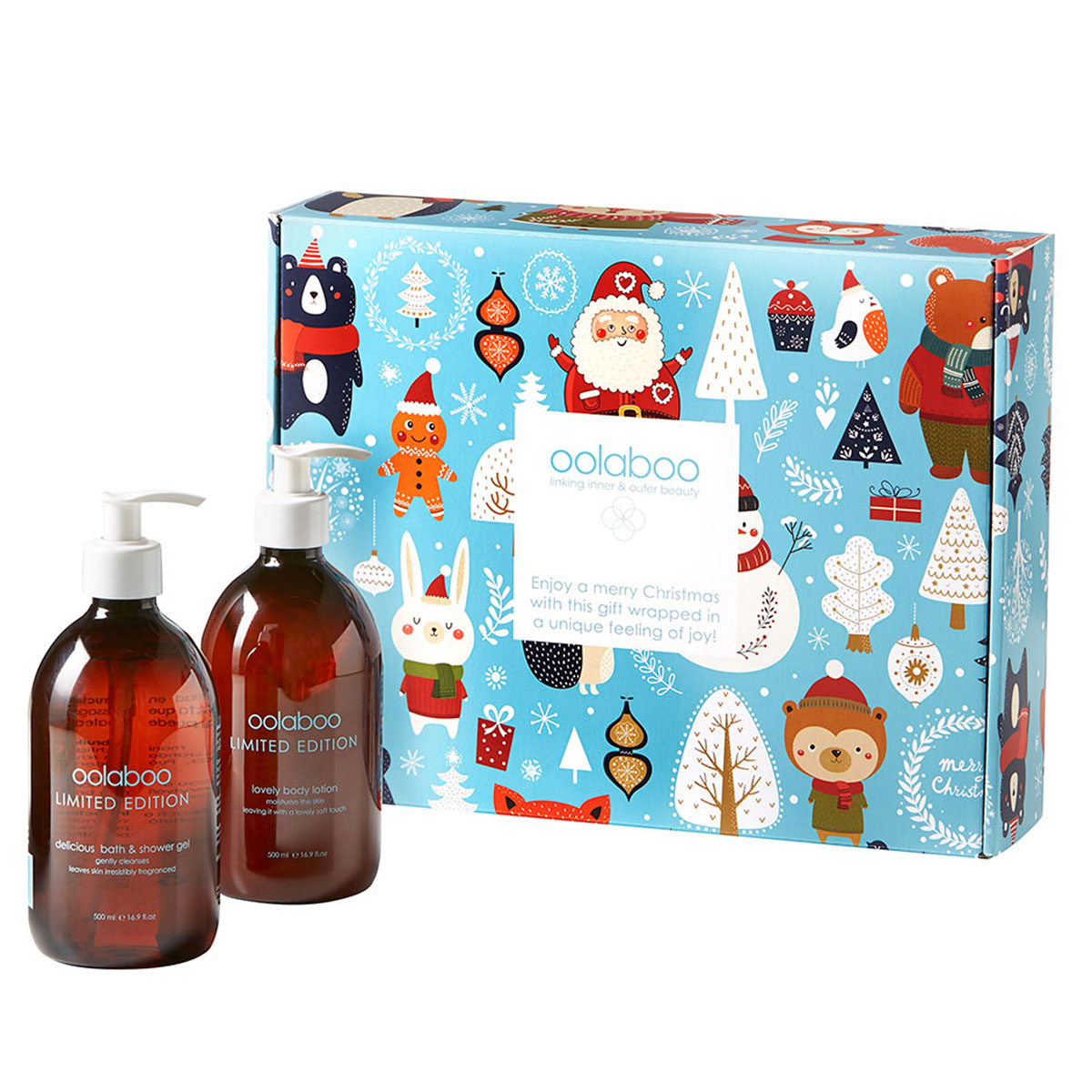Oolaboo Christmas Body Lotion Delicious Bath & Shower Gel - Delivery in Czech Republic by GiftsForEurope