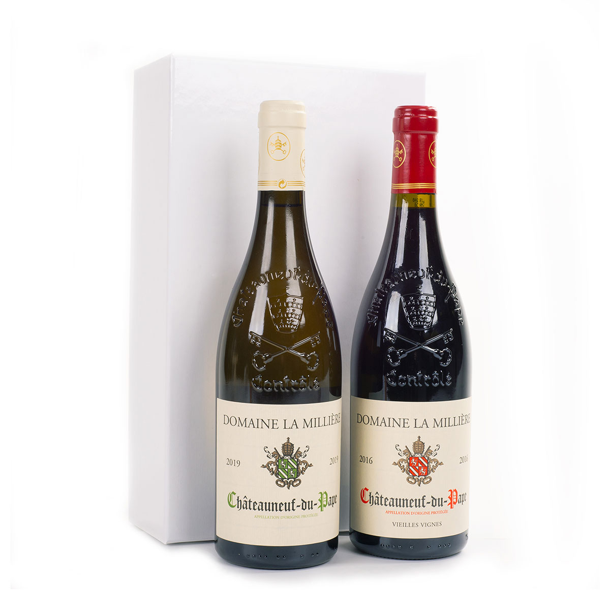 Chateauneuf Du Pape Domaine La Milliere Wine Duo Delivery In Germany By Giftsforeurope
