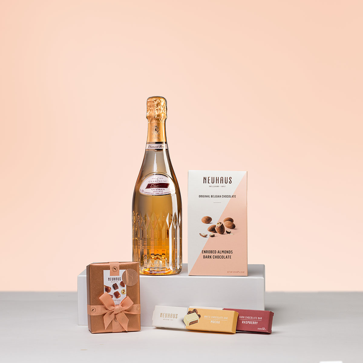 Dom Perignon Rose with Godiva Chocolates Gift Set - Online Price