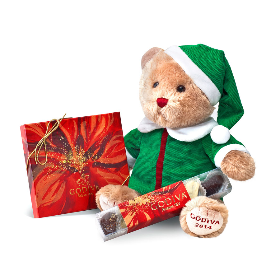 godiva christmas bear