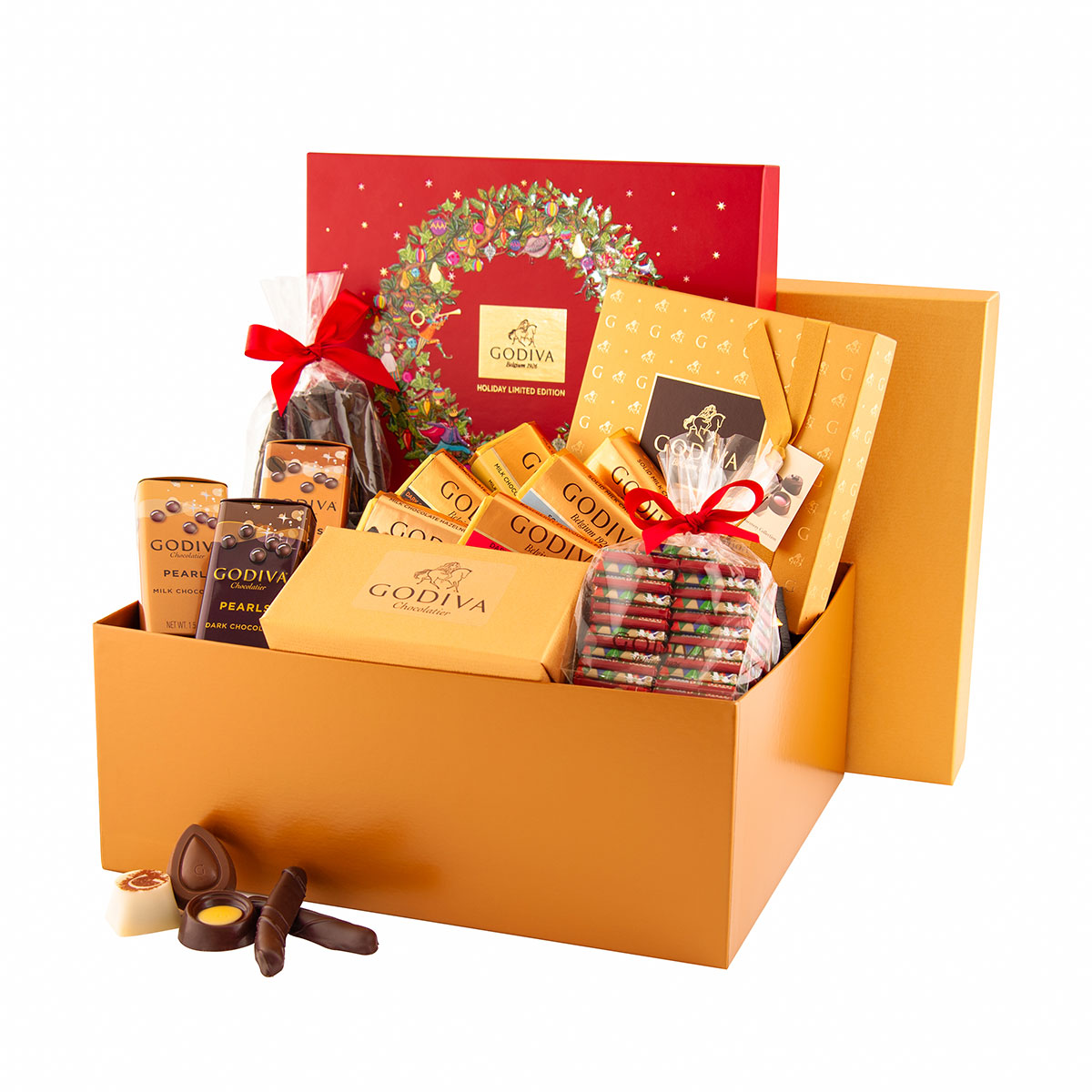 Godiva Christmas Gold Gift Box Chocolates at the Office